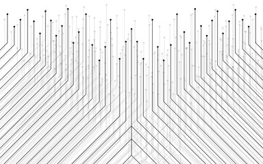 Abstract background with connect line and point. Technology geometric graphic