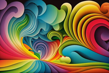 a colorful wallpaper or background 