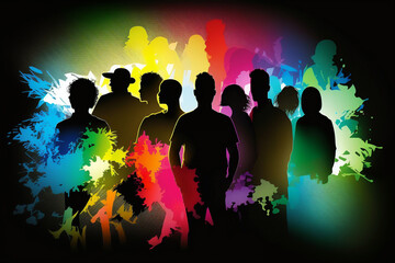 Diversity, inclusion, people, power, group, background or wallpaper