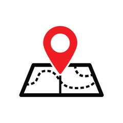 Locator icon vector design template