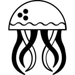 Sea creature Vector icon which can easily modify or edit

