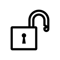 padlock icon vector logo template, secure icon
