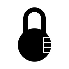 padlock icon vector logo template, secure icon