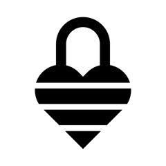 padlock icon vector logo template, secure icon