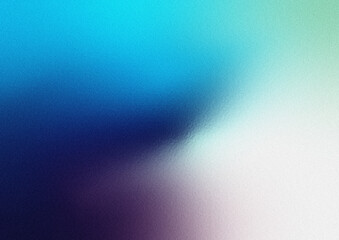 青や水色の明暗のメリハリがあるノイズ入りグラデーション背景素材