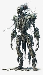 Obraz premium Wasteland radioactive mutant, post apocalypse creepy character