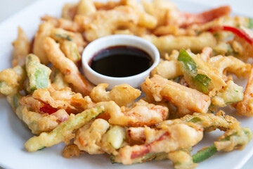 Tempura vegetable.