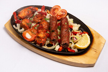 Indian paneer barbecue or tikka