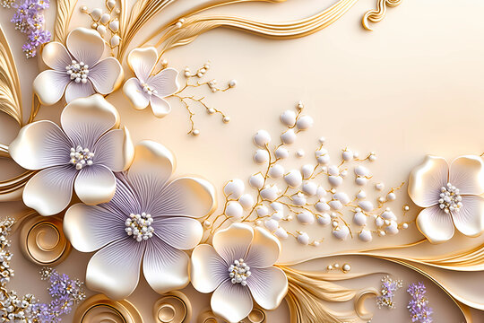 Premium AI Image  floral hd wallpapers HD 8K wallpaper Stock Photographic  Image