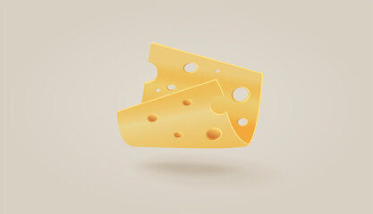 Vector Cheese Food composition