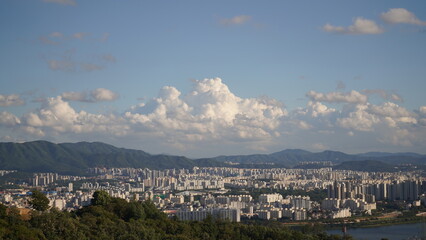 Obraz premium 배산임수