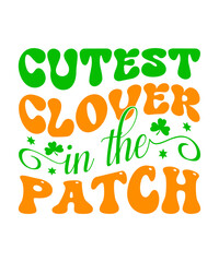 St. Patrick's Day SVG Bundle - Retro St Patrick's Day svg, St Patrick's Day Retro svg, Shamrock svg, Lucky svg, St Patrick's Day PNG, DXF