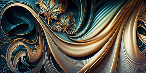 Decorative abstract colored background. Generative AI