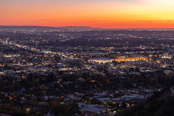 Hollywood Los Angeles at Sunset