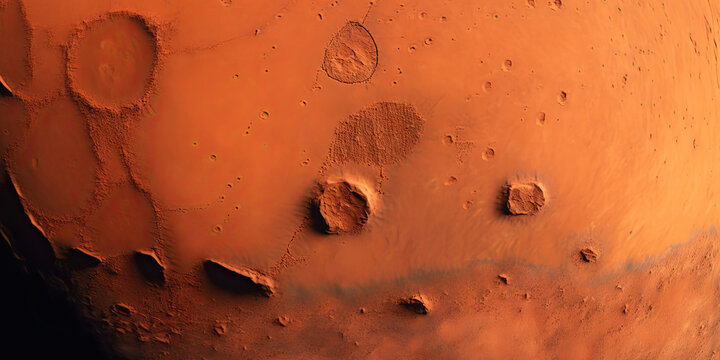 Texture of Mars surface - Generative AI