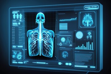 Computer interface with medical data processing,Generative AI