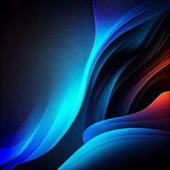 Fototapeta premium Black blue orange red abstract background. Color gradient. Bright fiery background.