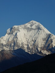 Majestic Snow-Capped Mountain Peak in Nepal