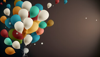 balloons background, balloons background for birthday, birthday party, birthday celebration background 