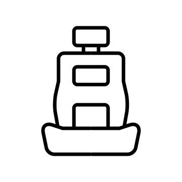 recommend clip art: passenger seat outline icon. Car parts icon