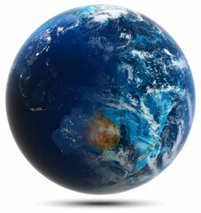 World globe - Australia, Oceania