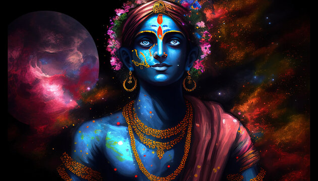 Sri Krishna Wallpaper, Digital Art Hari Krishna
