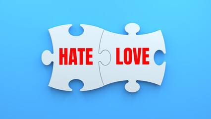 hate and love puzzle