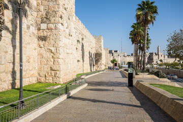 Yaffa Gate in Jerusalem, Israel