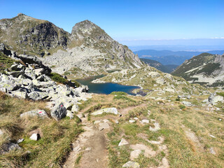 Autumn Landscape of Rila Mountain near Malyovitsa peak, Bulgaria