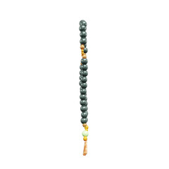 Prayer beads decoration muslim ramadhan theme 3d illustration, icon,view render, hd,  premium quality, alpha background, PNG format