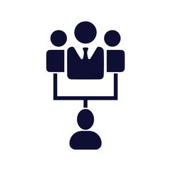 business communication meeting icon