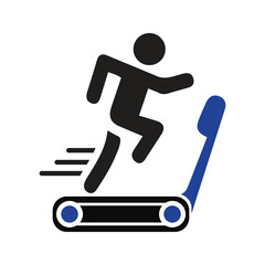 man running treadmill icon