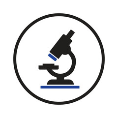 microscope laboratory icon