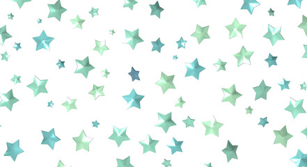 Fototapeta na wymiar XMAS Stars - Banner with golden decoration. Festive border with falling glitter dust and stars.