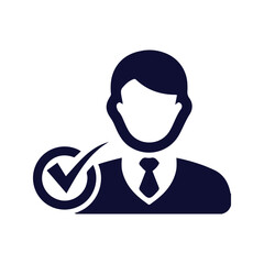 business employee check icon