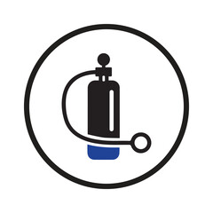 oxygen cylinder icon