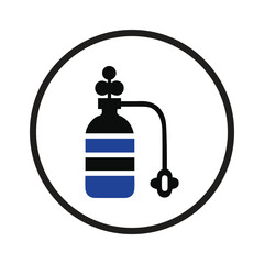 oxygen cylinder icon