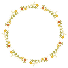wreath of flowers