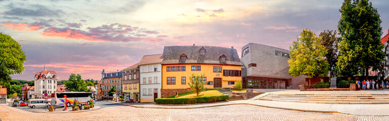 Fototapeta na wymiar Bach Haus, Eisenach, Thueringen, Deutschland 
