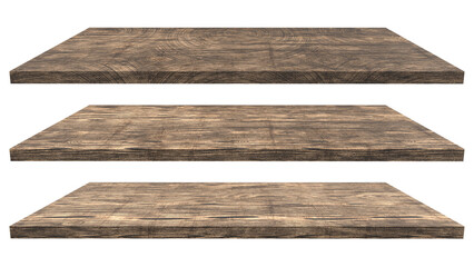 brown wooden shelf table product display board countertop	