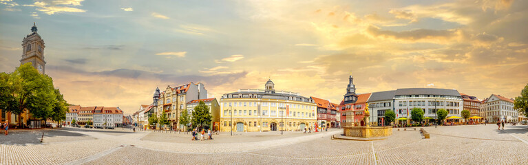 Markt, Eisenach, Thueringen, Deutschland 