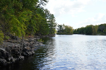 Landscape photos on the Wisconsin River outside of Merrill, Wisconsin