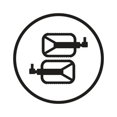 cycle pedal icon