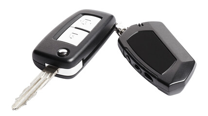 Car key with remote control, cut out