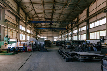 Assembly line of furnace RIR block and other parts of grain drying complex