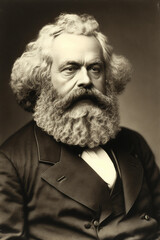 Portrait of Karl Marx - 577807789