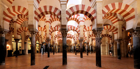 Arab architecture of La Mezquita - Catedral de Cordoba