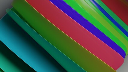 abstract colorful background with stripes 3d