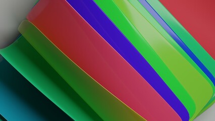 abstract colorful background with stripes 3d