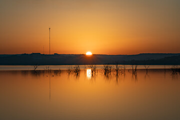 Sunrise Over Lake